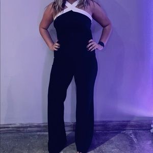 Nanamacs black and white jumpsuit